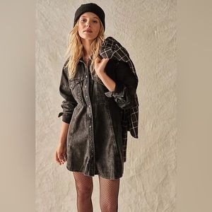 We the Free black denim dress   Size Xl.  Worn once